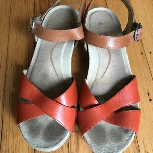 Dansko Colorblock Sandals
